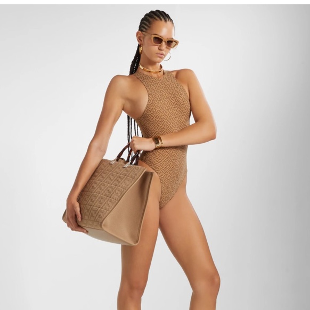 Fendi X Skims high neck bodysuit